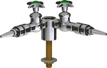Chicago Faucets (LWV1-A41-20) Deck-mounted laboratory turret with water valve
