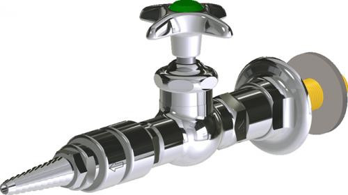  Chicago Faucets (LWV1-A41-55) Wall-mounted water valve with flange