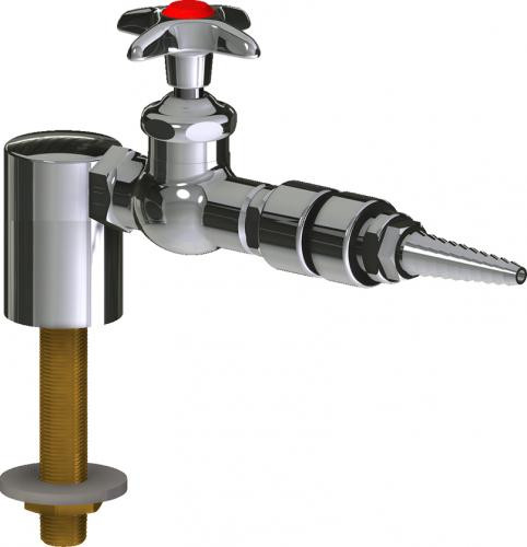  Chicago Faucets (LWV1-A42-10) Deck-mounted laboratory turret with water valve