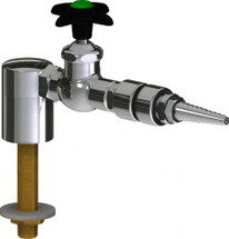 Chicago Faucets (LWV1-A43-10) Deck-mounted laboratory turret with water valve