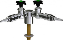 Chicago Faucets (LWV1-A43-20) Deck-mounted laboratory turret with water valve