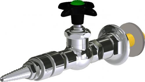  Chicago Faucets (LWV1-A43-55) Wall-mounted water valve with flange