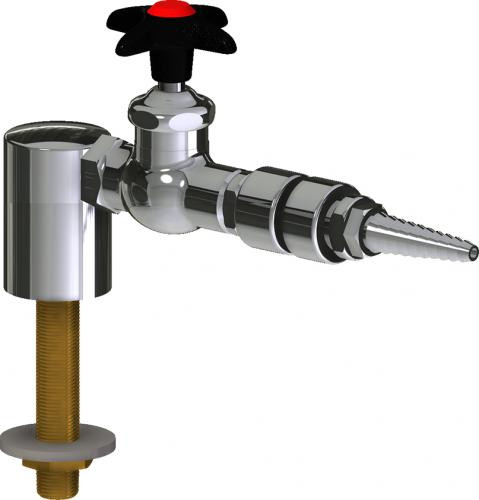  Chicago Faucets (LWV1-A44-10) Deck-mounted laboratory turret with water valve