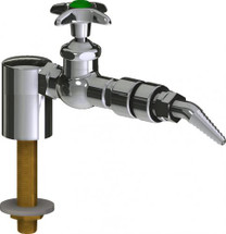 Chicago Faucets (LWV1-A51-10) Deck-mounted laboratory turret with water valve