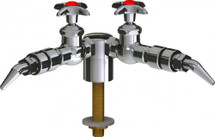 Chicago Faucets (LWV1-A52-20) Deck-mounted laboratory turret with water valve