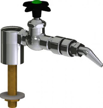 Chicago Faucets (LWV1-A53-10) Deck-mounted laboratory turret with water valve