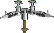 Chicago Faucets (LWV1-A61-20) Deck-mounted laboratory turret with water valve