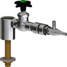 Chicago Faucets (LWV1-A63-10) Deck-mounted laboratory turret with water valve