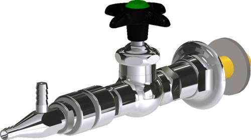  Chicago Faucets (LWV1-A63-55) Wall-mounted water valve with flange