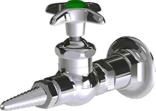  Chicago Faucets (LWV1-B11-50) Wall-mounted water valve with flange