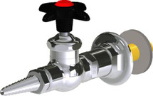 Chicago Faucets (LWV1-B14-55) Wall-mounted water valve with flange