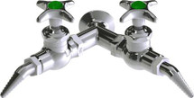 Chicago Faucets (LWV1-B21-60) Wall-mounted water valve with flange