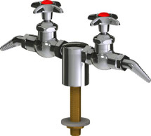 Chicago Faucets (LWV1-B22-25) Deck-mounted laboratory turret with water valve