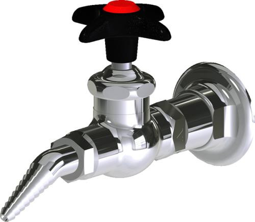  Chicago Faucets (LWV1-B24-50) Wall-mounted water valve with flange