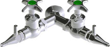 Chicago Faucets (LWV1-B31-60) Wall-mounted water valve with flange