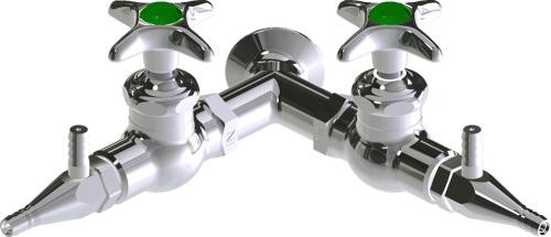  Chicago Faucets (LWV1-B31-60) Wall-mounted water valve with flange