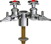 Chicago Faucets (LWV1-B32-20) Deck-mounted laboratory turret with water valve