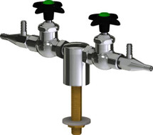 Chicago Faucets (LWV1-B33-25) Deck-mounted laboratory turret with water valve