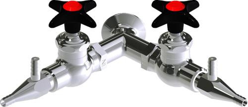  Chicago Faucets (LWV1-B34-60) Wall-mounted water valve with flange