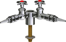 Chicago Faucets (LWV1-B42-20) Deck-mounted laboratory turret with water valve