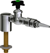 Chicago Faucets (LWV1-B43-10) Deck-mounted laboratory turret with water valve