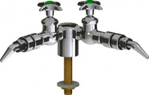 Chicago Faucets (LWV1-B51-20) Deck-mounted laboratory turret with water valve