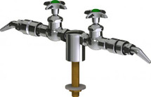 Chicago Faucets (LWV1-B51-25) Deck-mounted laboratory turret with water valve