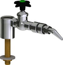 Chicago Faucets (LWV1-B53-10) Deck-mounted laboratory turret with water valve