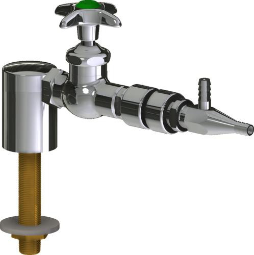  Chicago Faucets (LWV1-B61-10) Deck-mounted laboratory turret with water valve
