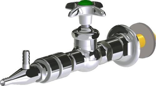  Chicago Faucets (LWV1-B61-55) Wall-mounted water valve with flange