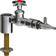 Chicago Faucets (LWV1-B62-10) Deck-mounted laboratory turret with water valve