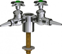 Chicago Faucets (LWV1-C11-20) Deck-mounted laboratory turret with water valve