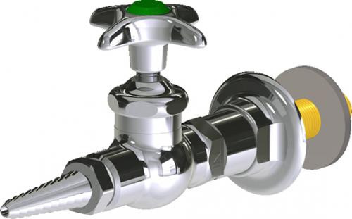  Chicago Faucets (LWV1-C11-55) Wall-mounted water valve with flange