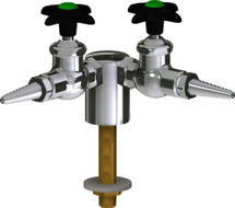 Chicago Faucets (LWV1-C13-20) Deck-mounted laboratory turret with water valve