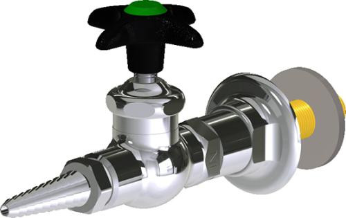  Chicago Faucets (LWV1-C13-55) Wall-mounted water valve with flange