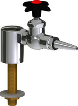 Chicago Faucets (LWV1-C14-10) Deck-mounted laboratory turret with water valve