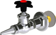 Chicago Faucets (LWV1-C14-55) Wall-mounted water valve with flange