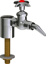 Chicago Faucets (LWV1-C22-10) Deck-mounted laboratory turret with water valve