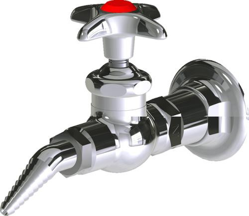  Chicago Faucets (LWV1-C22-50) Wall-mounted water valve with flange