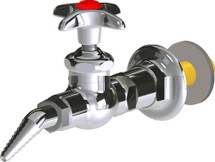 Chicago Faucets (LWV1-C22-55) Wall-mounted water valve with flange