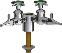 Chicago Faucets (LWV1-C31-20) Deck-mounted laboratory turret with water valve