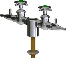 Chicago Faucets (LWV1-C31-25) Deck-mounted laboratory turret with water valve