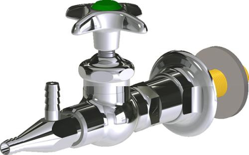 Chicago Faucets (LWV1-C31-55) Wall-mounted water valve with flange