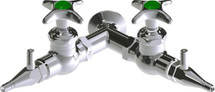 Chicago Faucets (LWV1-C31-60) Wall-mounted water valve with flange