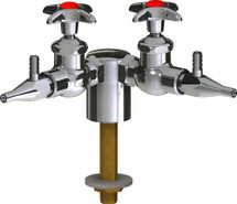 Chicago Faucets (LWV1-C32-20) Deck-mounted laboratory turret with water valve