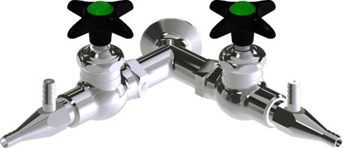  Chicago Faucets (LWV1-C33-60) Wall-mounted water valve with flange