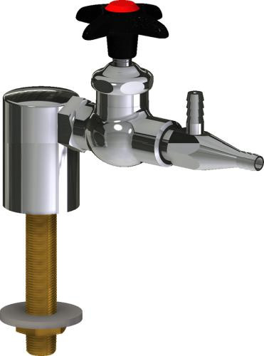  Chicago Faucets (LWV1-C34-10) Deck-mounted laboratory turret with water valve