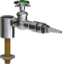 Chicago Faucets (LWV1-C41-10) Deck-mounted laboratory turret with water valve