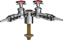 Chicago Faucets (LWV1-C42-20) Deck-mounted laboratory turret with water valve