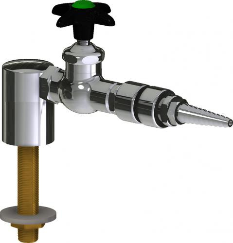  Chicago Faucets (LWV1-C43-10) Deck-mounted laboratory turret with water valve